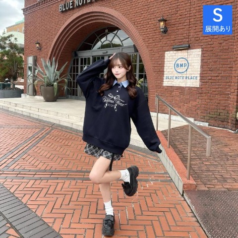 レディース　チェック柄ティアードミニスカート（さやぽん）