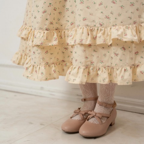 レディース　小花柄ボリュームフリルスカート（えりか）