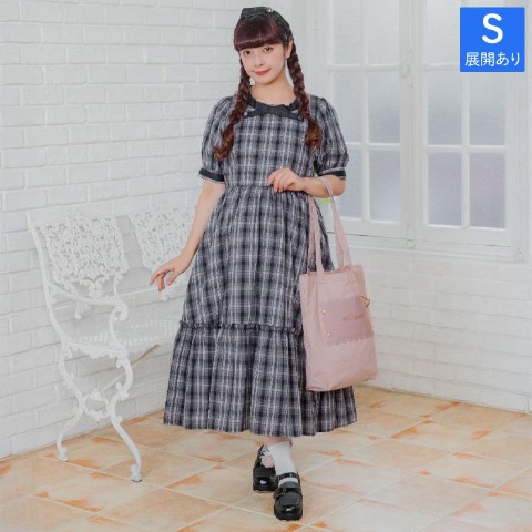 レディース　チェックワンピース（青木美沙子）