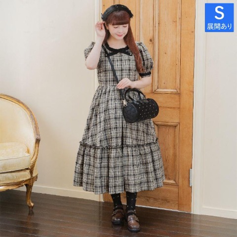 レディース　チェックワンピース（青木美沙子）