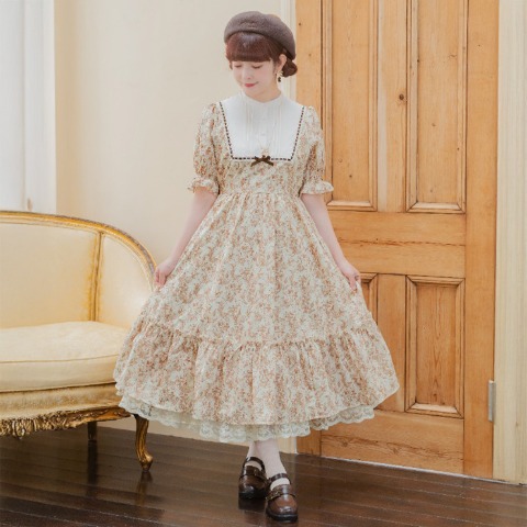 レディース　トワルドジュイ柄ワンピース（青木美沙子）