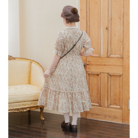 レディース　トワルドジュイ柄ワンピース（青木美沙子）