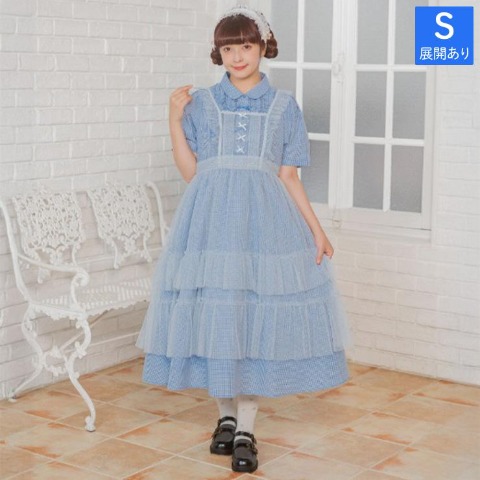 レディース　ドットチュールシアープルオーバー(青木美沙子)