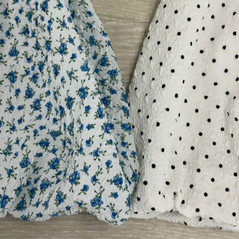 レディース　小花柄バルーンチュニック（桃華姉妹）