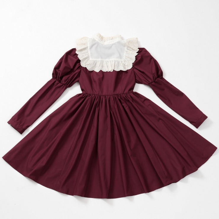 ✰しまMisa✰エトワール ミエル ワンピース レディース 付け襟付きパフスリーブワンピース （misa） | しまむら