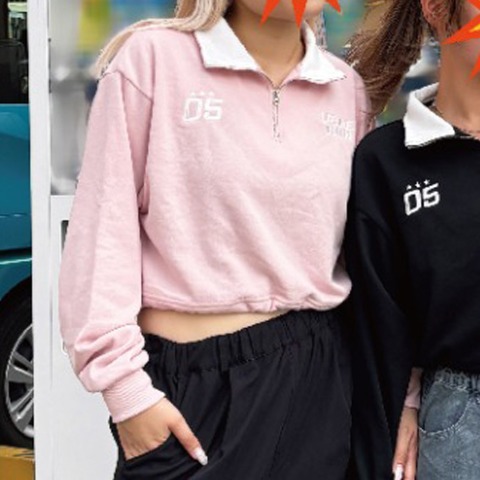 レディース　ハーフジッププルオーバー（VEHEMENT..）