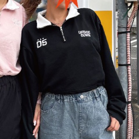 レディース　ハーフジッププルオーバー（VEHEMENT..）