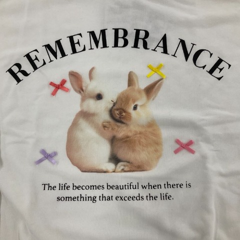 レディース　うさぎリボンプルオーバー（きゅるりんってしてみて）