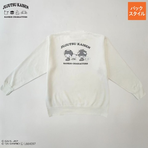レディース　プルオーバー(呪術廻戦×サンリオキャラクターズ) ホワイト 211
