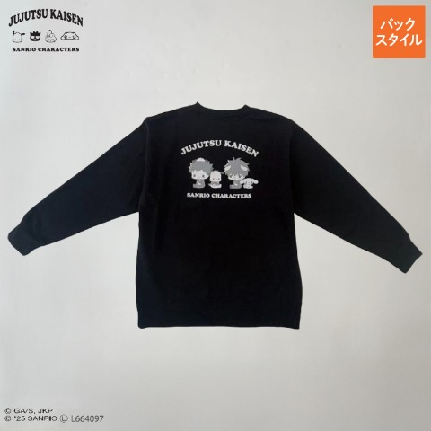 レディース　プルオーバー(呪術廻戦×サンリオキャラクターズ) ブラック 213