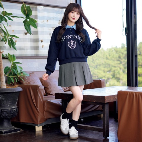 レディース　襟付きプルオーバー（瞬間seju）