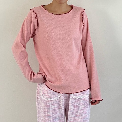 レディース　配色メロープルオーバー（ayano）