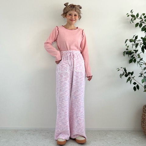 レディース　配色メロープルオーバー（ayano）