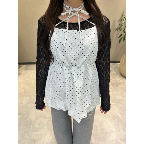 レディース　脇シャーリングシアープルオーバー（桃華姉妹）