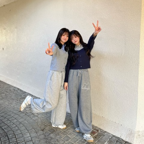 レディース　シャツ襟レイヤードプルオーバー（桃華姉妹）