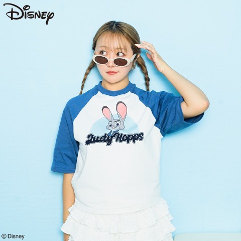 レディース　カラーＴシャツ（中島姉妹/Disney）