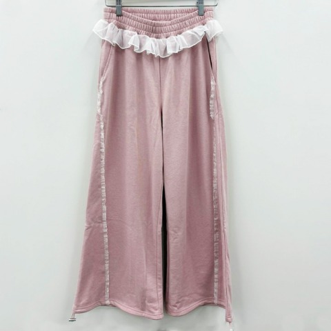 レディース　フリルスウェットパンツ（ayano）