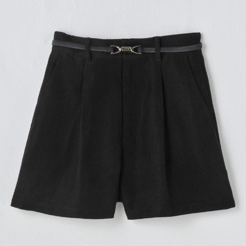 レディース　ベルト付きショートパンツ（瞬間seju）