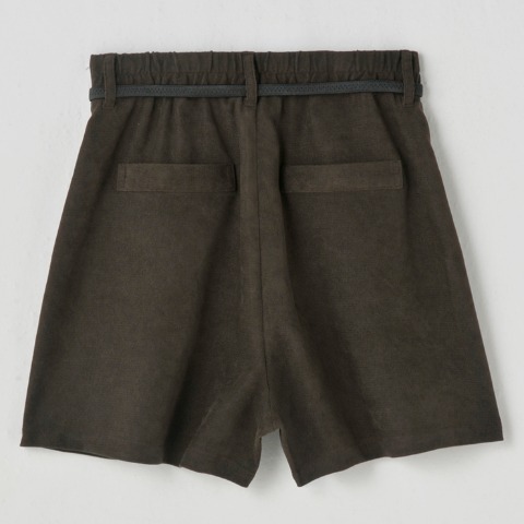 レディース　ベルト付きショートパンツ（瞬間seju）