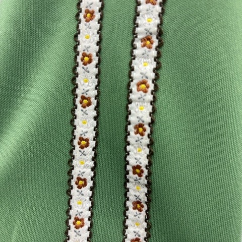 【高身長さん向け】レディース　花柄ラインカラーパンツ（ayano）