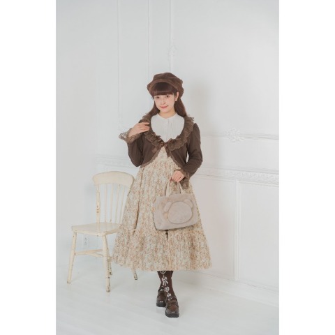 レディース　リボン使いカーディガン(青木美沙子)