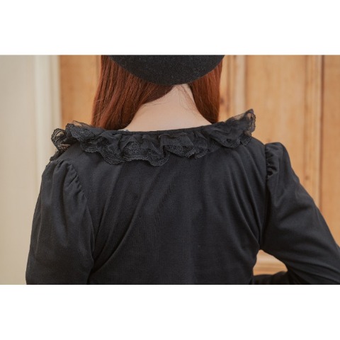 レディース　リボン使いカーディガン(青木美沙子)