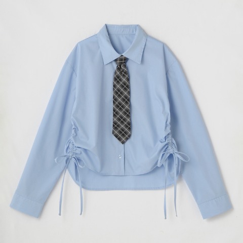 レディース　ネクタイ付きシャツ（瞬間seju）