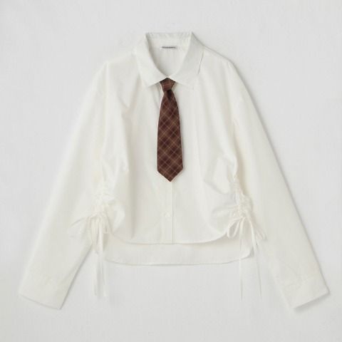 レディース　ネクタイ付きシャツ（瞬間seju）