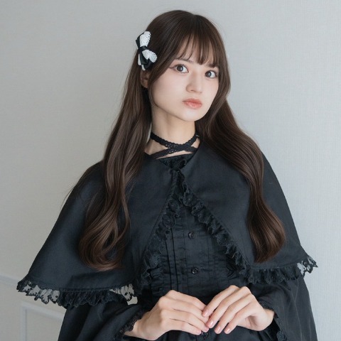 レディース　リボンケープ（眞白ありす）