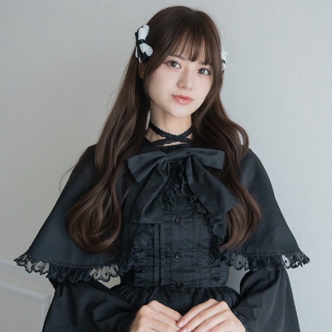 レディース　リボンケープ（眞白ありす）