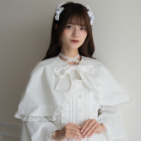 レディース　リボンケープ（眞白ありす）