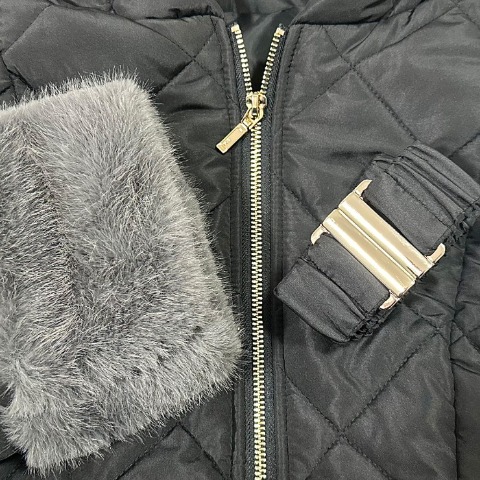 レディース　ダイヤキルト中綿コート（nako）