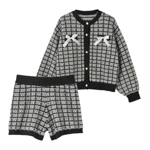 レディース　ニットカーディガン＋ショートパンツ（瞬間seju）