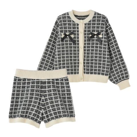 レディース　ニットカーディガン＋ショートパンツ（瞬間seju）