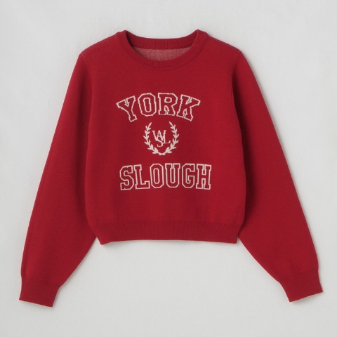 レディース　カレッジロゴニットプルオーバー（瞬間seju）