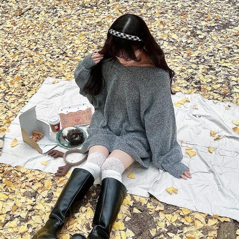 レディース　スパンコールニットプルオーバー（nako）