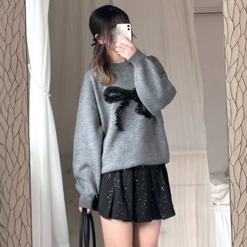 レディース　フロントレースニットプルオーバー（ERIKA）