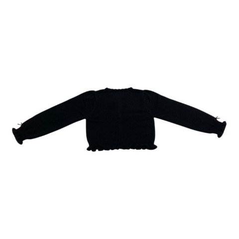 レディース　ハートビジューボタンニットカーディガン(眞白ありす)