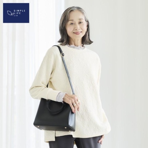 レディース　プルオーバー+長袖Tシャツ（SIMPLE LIFE L.I.B）
