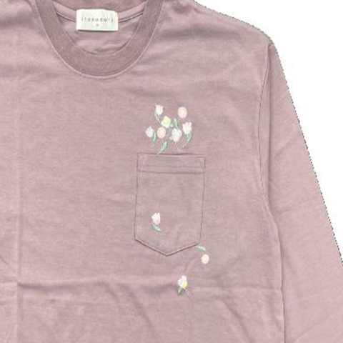 レディース　Tシャツ（刺繍作家コハナ)