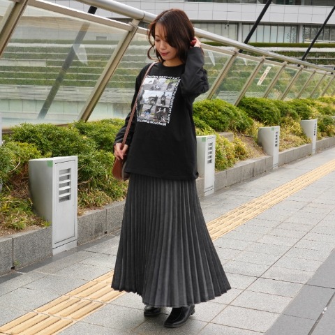 レディース　ロングTシャツ+アクリルスタンド（沖昌之さんコラボ）