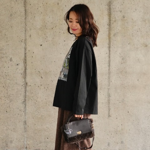 レディース　ロングTシャツ+アクリルスタンド（沖昌之さんコラボ）