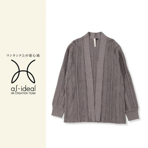 レディース　トッパーニットカーディガン（as-ideal）