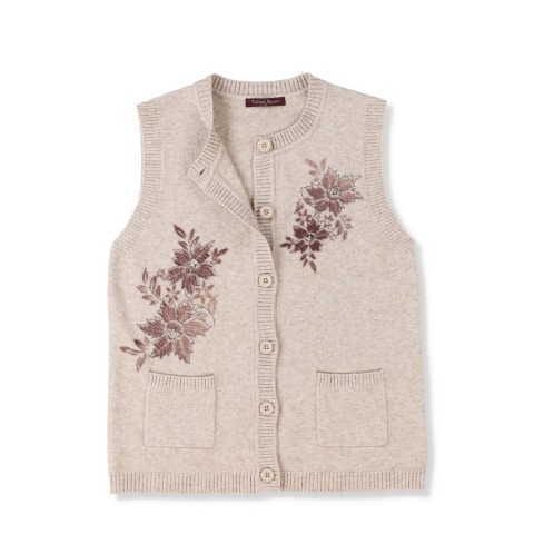 レディース　ニットベスト