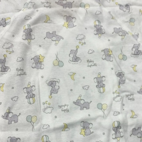 新生児　フライスコンビ肌着２P