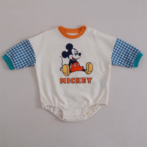 ベビー　ロンパース（70-80cm・はるぴのママ/Disney）