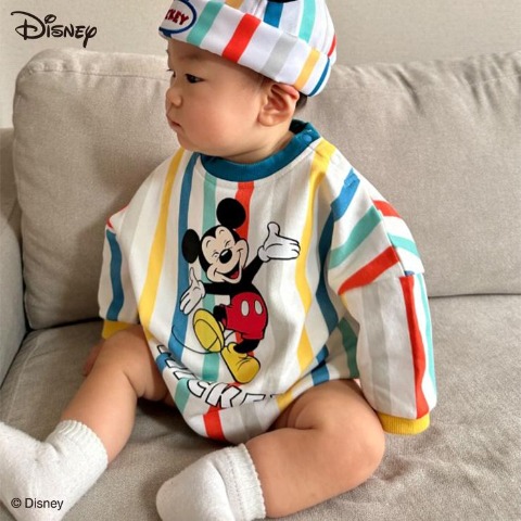 ベビー　ロンパース（70-80cm・はるぴのママ/Disney）