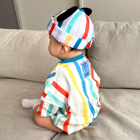 ベビー　ロンパース（70-80cm・はるぴのママ/Disney）