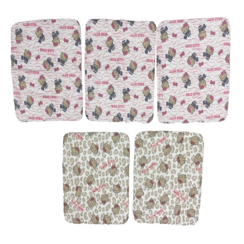 5枚組ハンカチ（ハローキティ）