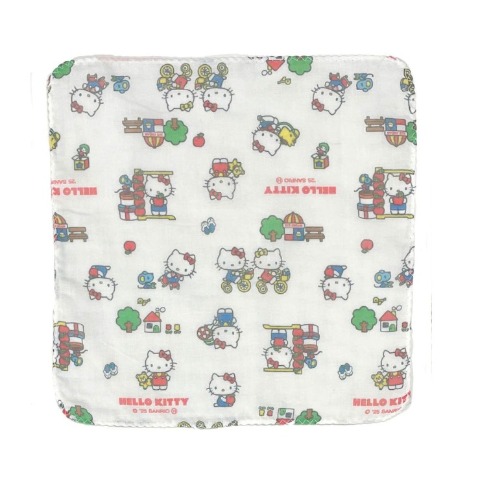 5枚組ハンカチ（ハローキティ）